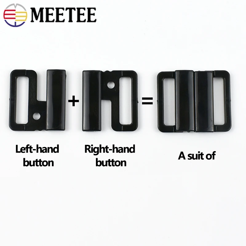Nursing Bra Clip - 50/100Set 10-25mm Plastic Buckle for Bra