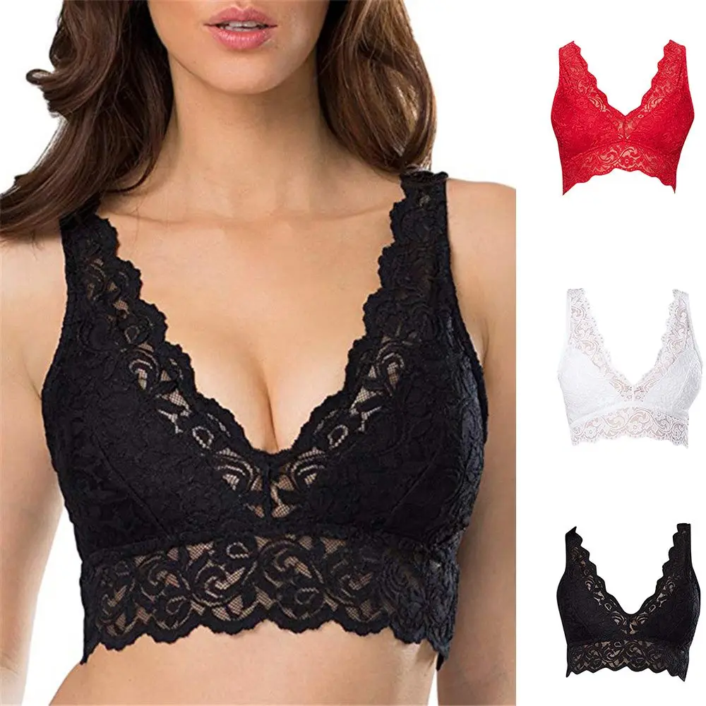 Women Lace Bras Padded Bralett - T Shirt Bra Seamless recension och pris