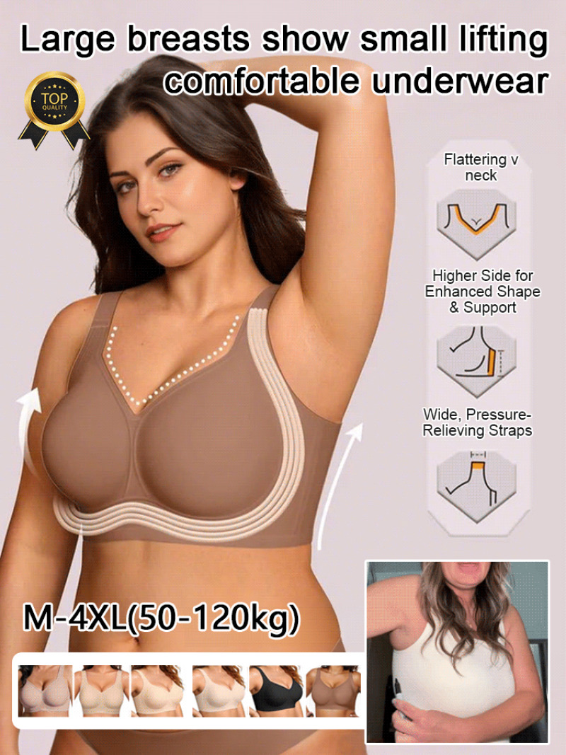 Push-Up Lifting Wireless Bra,  - Mastectomy Bra Pocket recension och pris