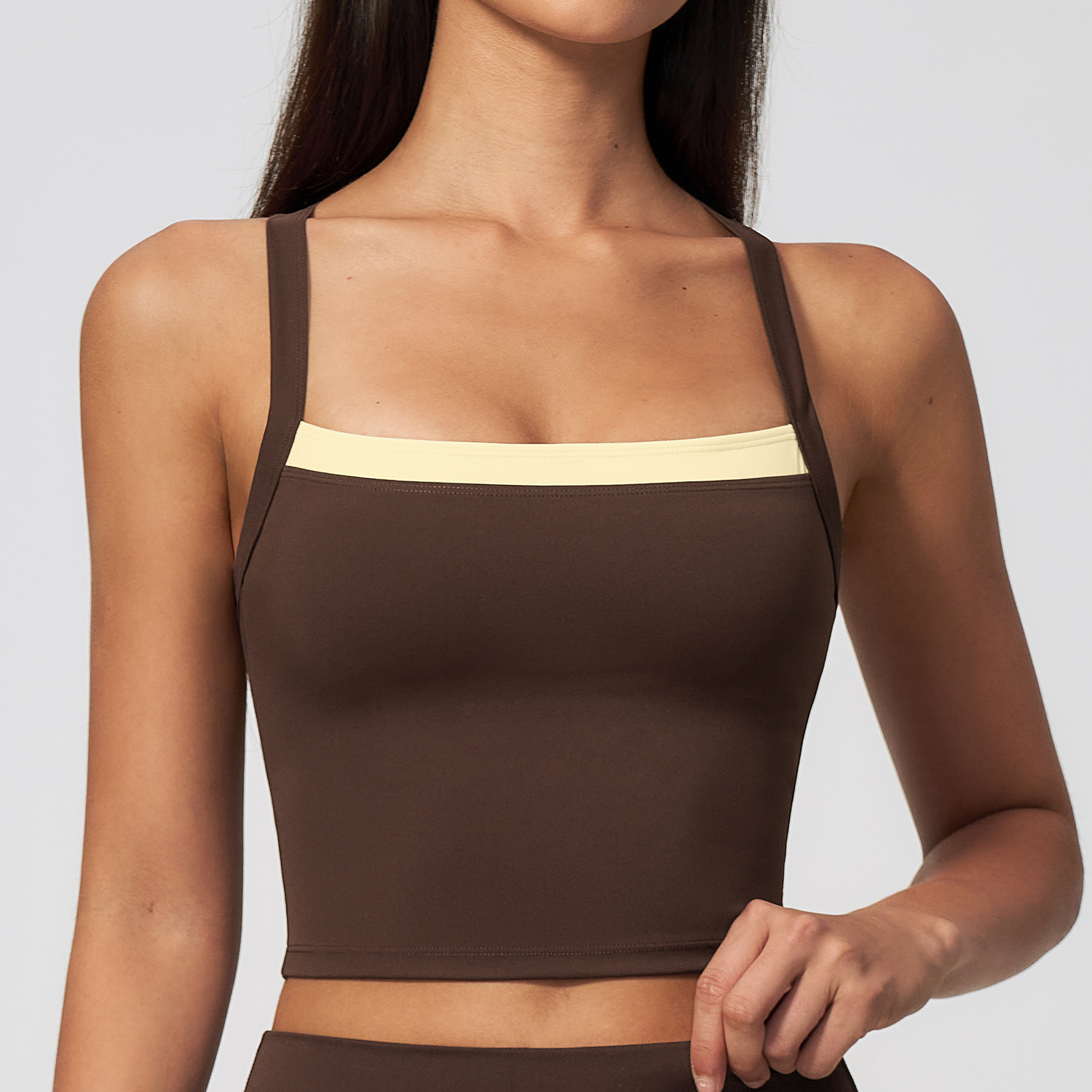 Women Criss Cross Back Yoga Ta - Plunge Bra Push Up recension och pris