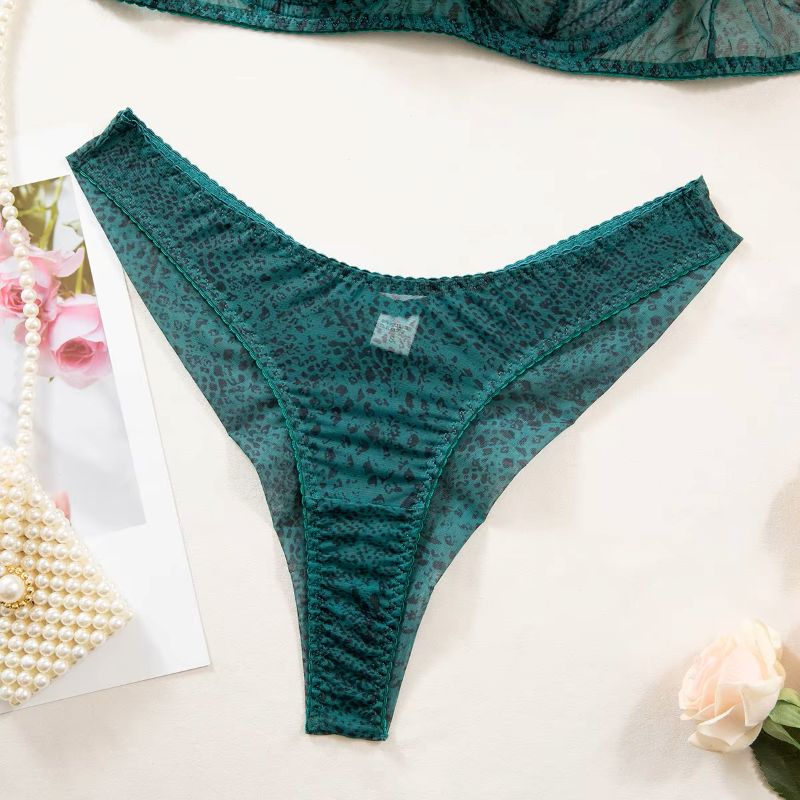 2pcs/Set Woman Lingerie Gather - Sheer Mesh Bra recension och pris