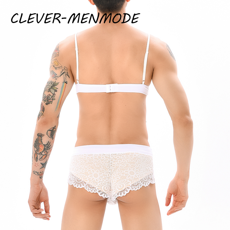 Men Sexy Crossdressing Erotic  - Sheer Mesh Bra recension och pris
