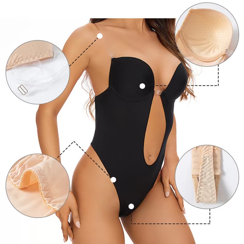 Anti Slip Glue Backless Body S - Plunge Bra Push Up recension och pris
